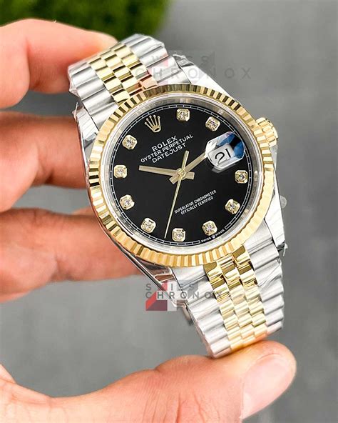 rolex leather band datejust|Rolex Datejust 36mm jubilee band.